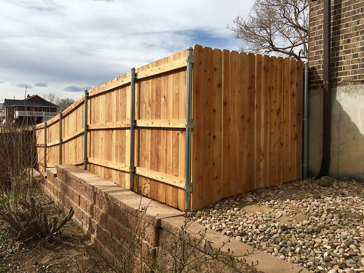 Wood Fence Installation Denco Fence Company Denver Colorado